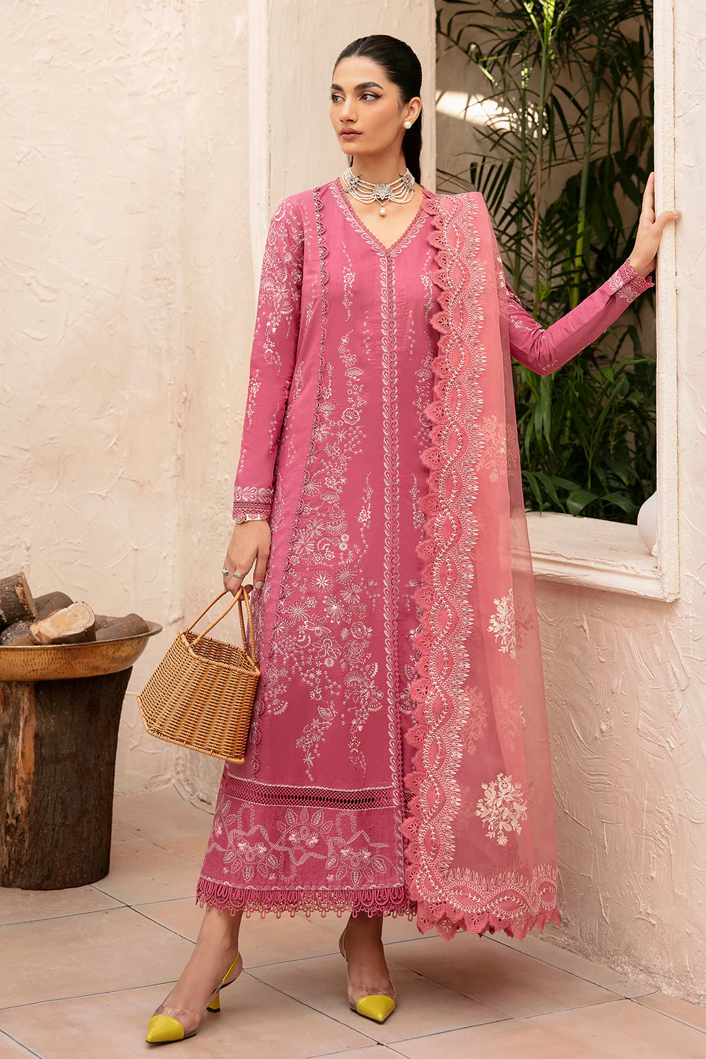 Afrozeh - Embroidered Lawn Suit - AFZ-343