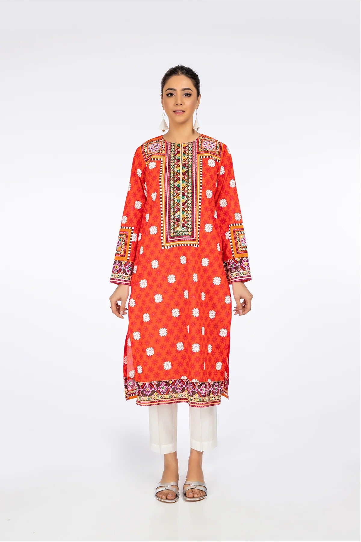 Brand Kayseria - Cotton Lawn Printed Shirt - KAY-276