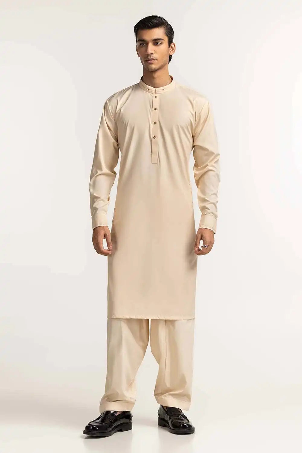 GulAhmed - Cream Basic Suit - GUL-331