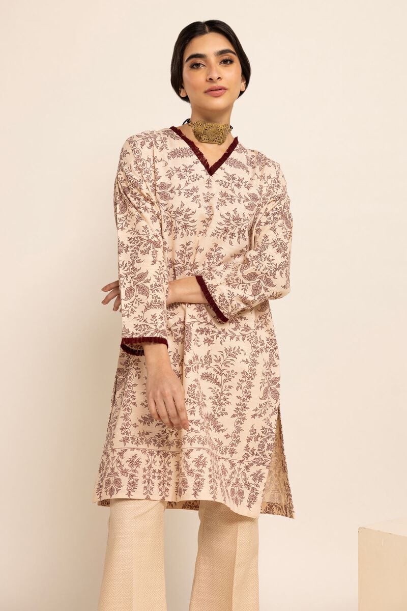 Khaadi - Winter Cotton Kurta- KHD-8