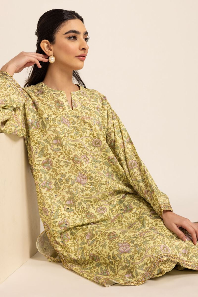 Khaadi - Floral Embroidered Kurta - KHD-12