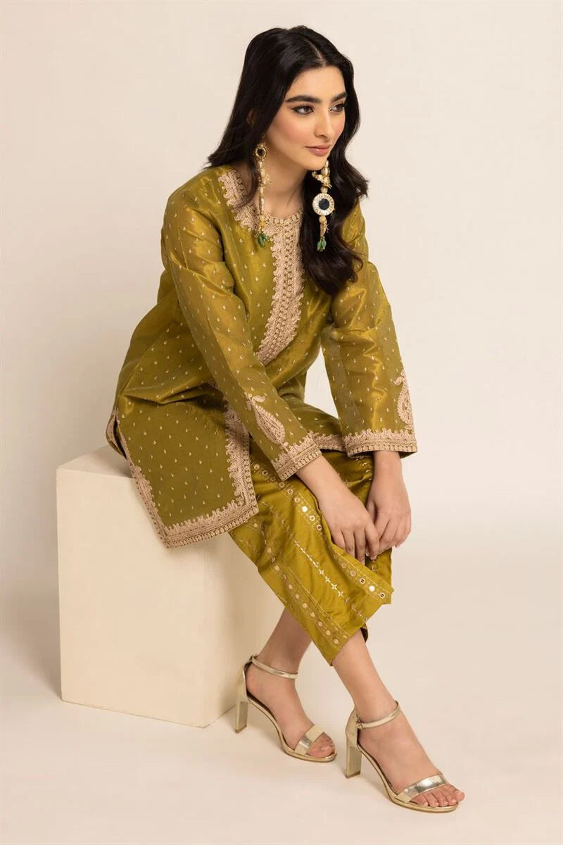 Khaadi - Embroidered Smart Fit Kurta - KHD-11