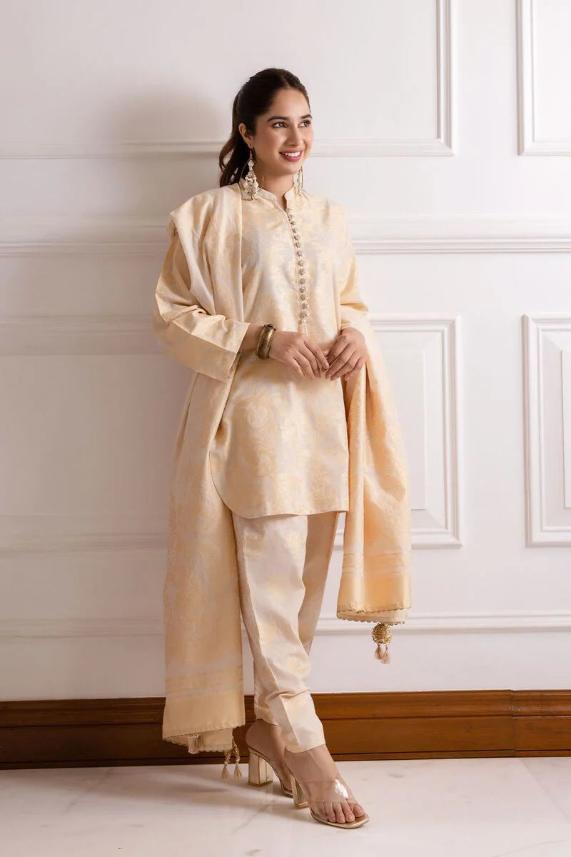 Khaadi - Embroidered Cotton Kurta - KHD-10