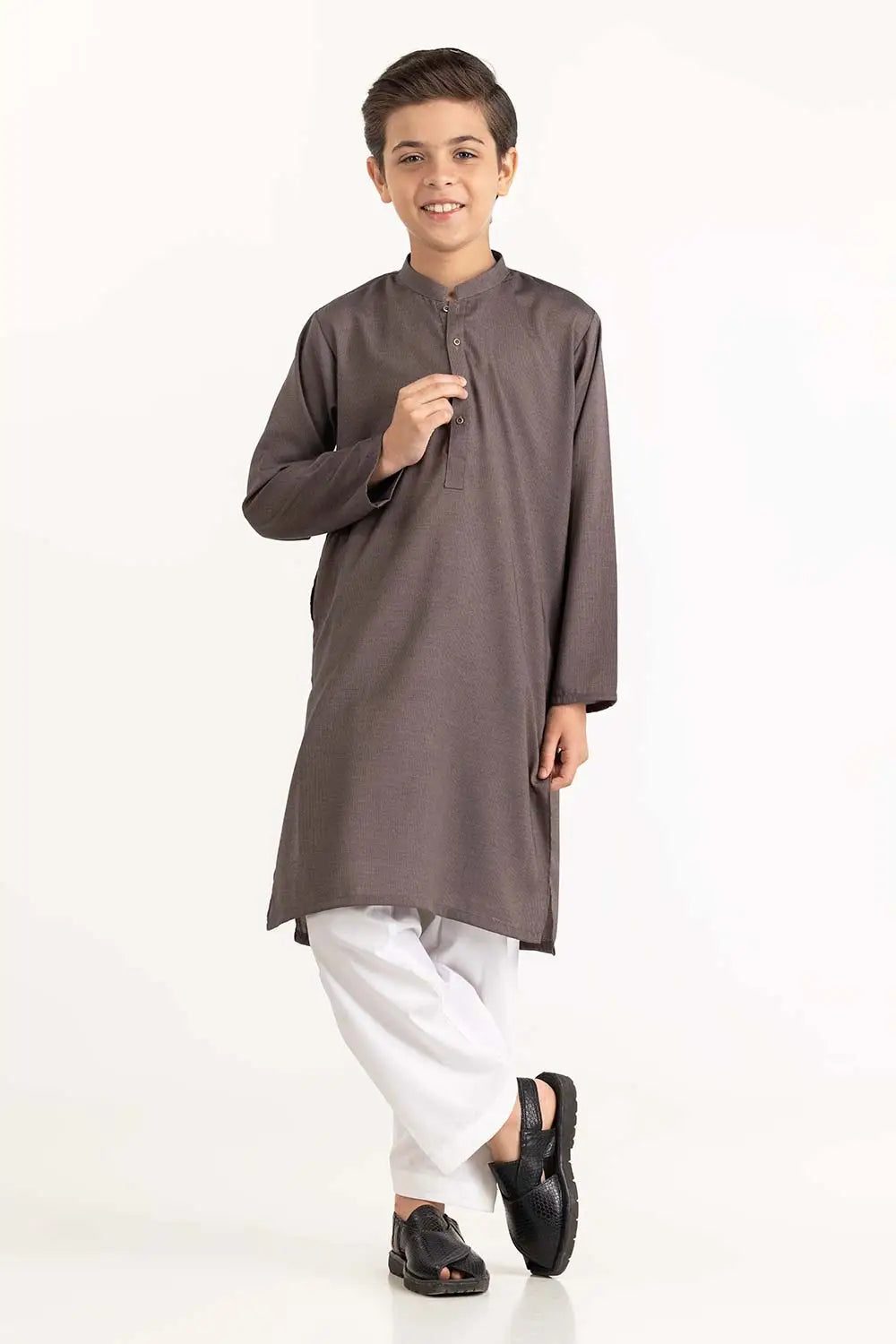 GulAhmed - Burgundy Kurta- GUL-40