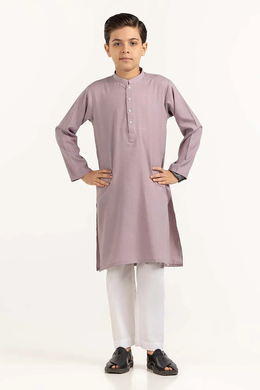 Brand Gulahmed - Lavender Basic Kurta - GUL-284