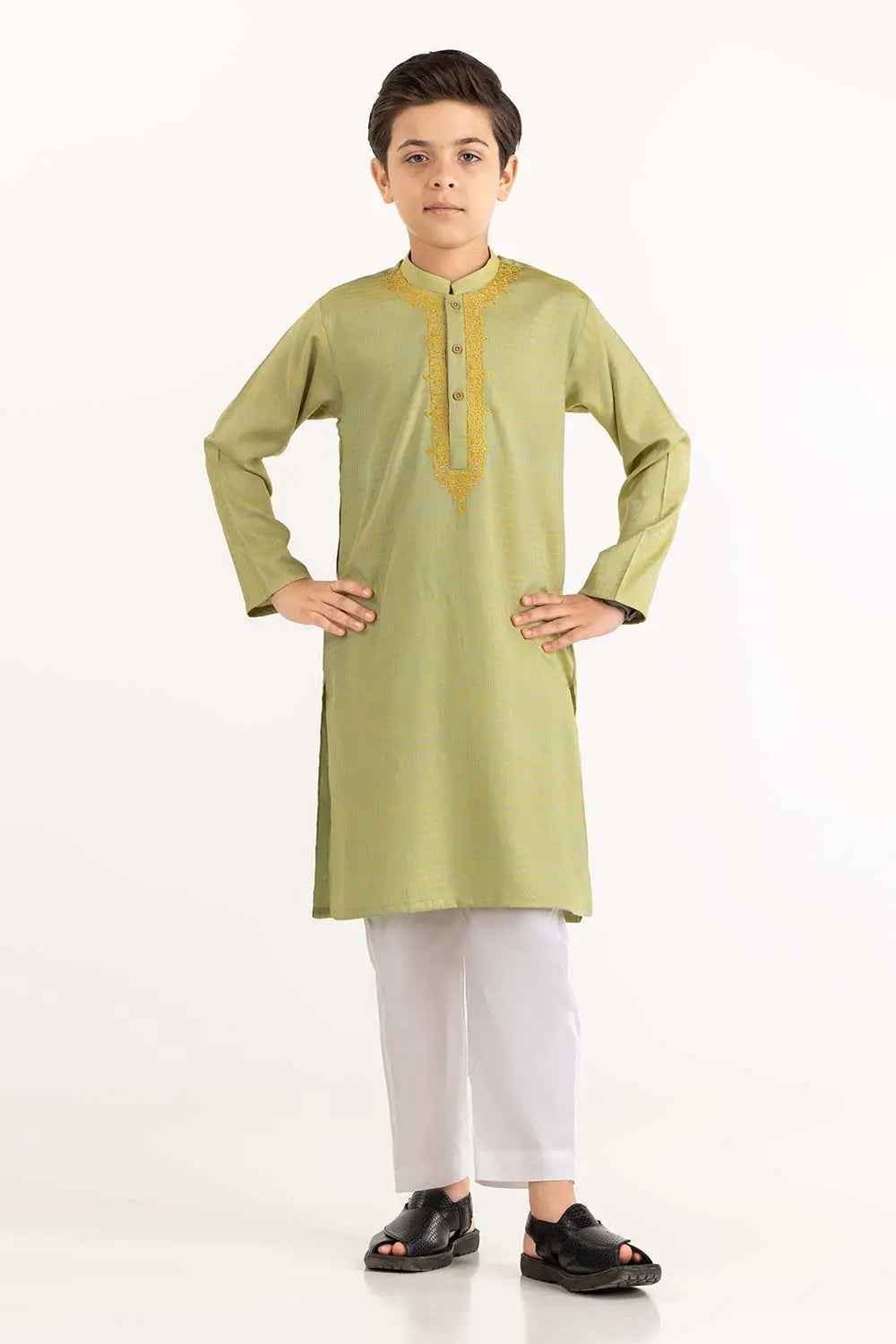 GulAhmed - Embroidered Blended Kurta- GUL-33